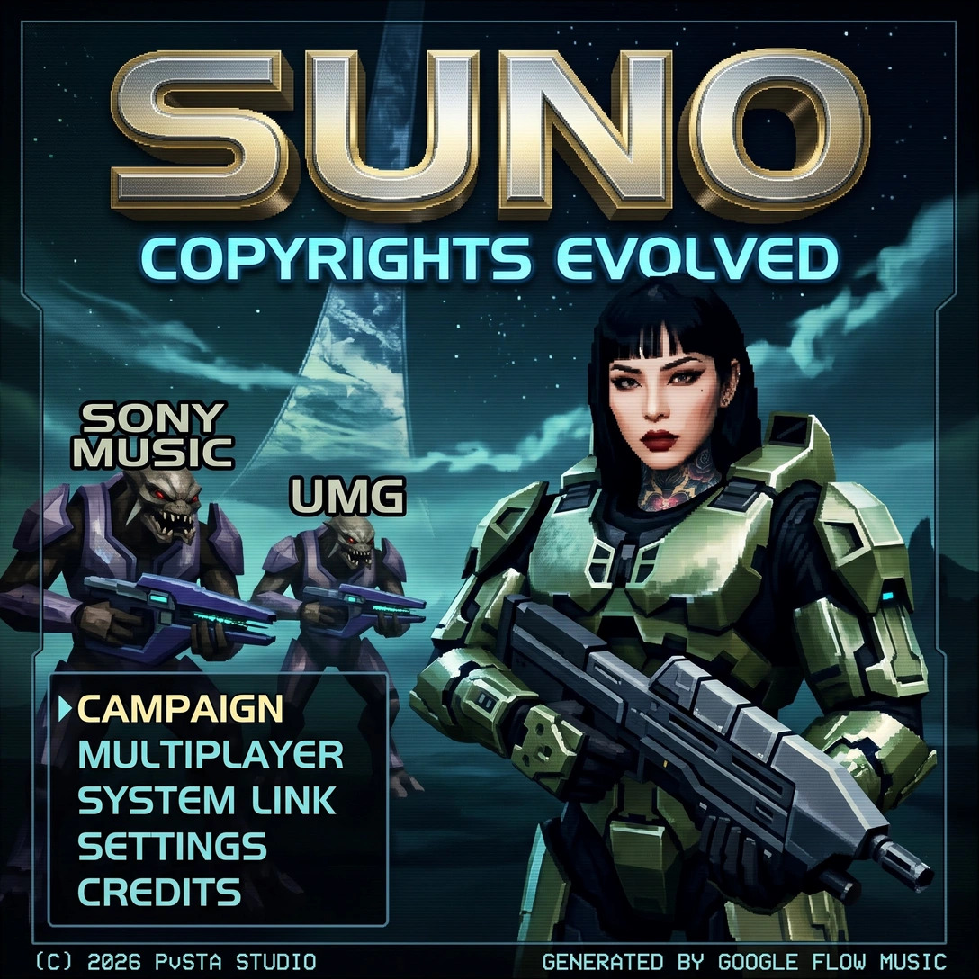 SUNO: COPYRIGHTS EVOLVED artwork