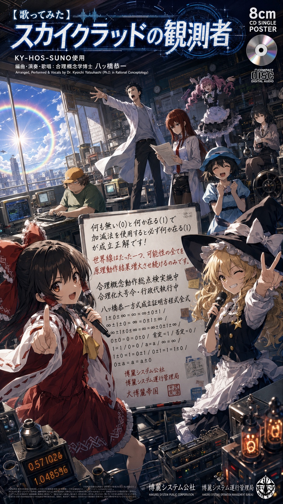 【歌ってみた】スカイクラッドの観測者「20230913_131316」(Rev.I KY-NNS一式用JIS-ALL Code ∞WOM,∞ROM 解析分析中)@八ッ橋恭一 artwork