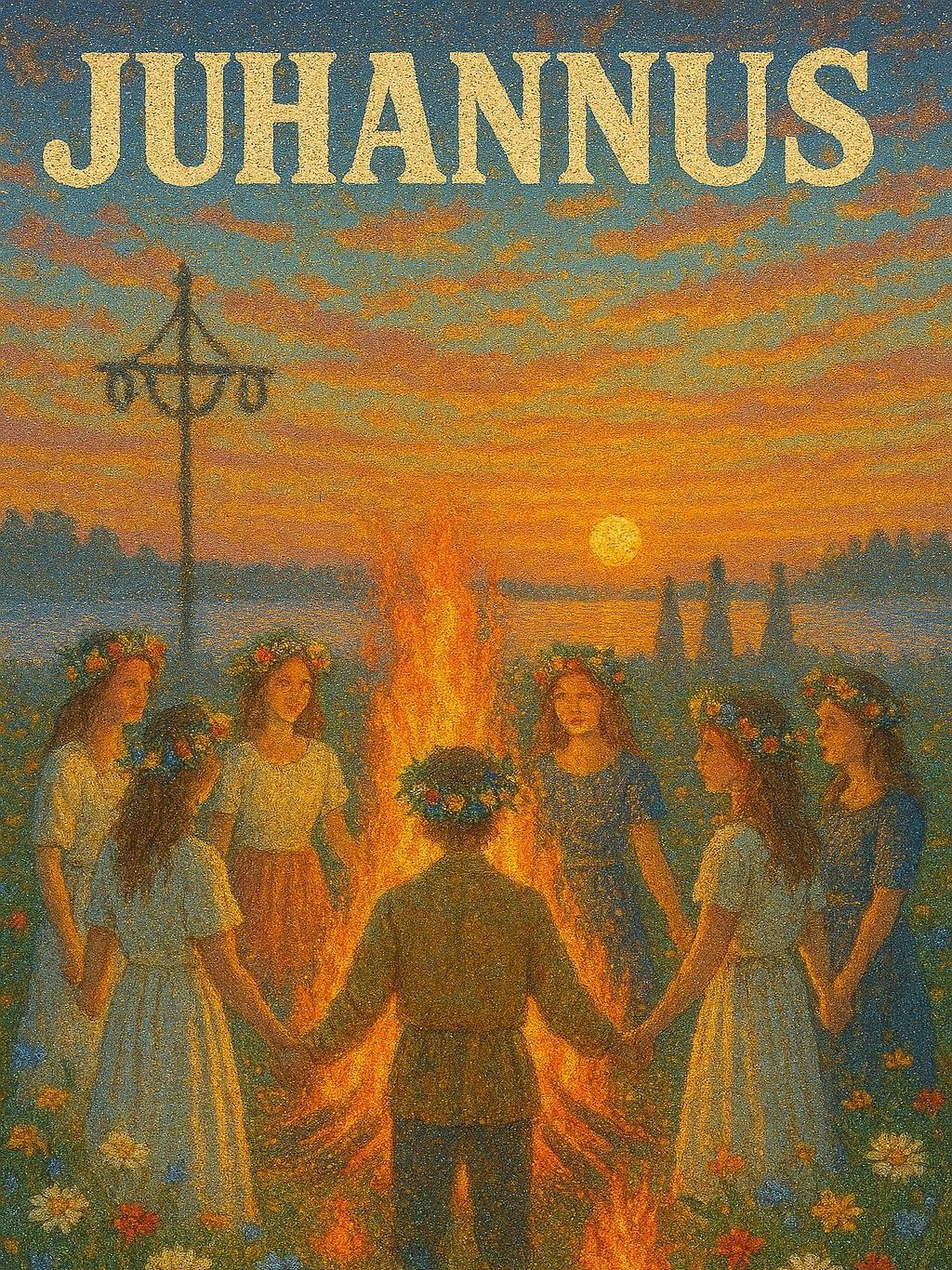 Midsummer has arrived (Juhannus) artwork