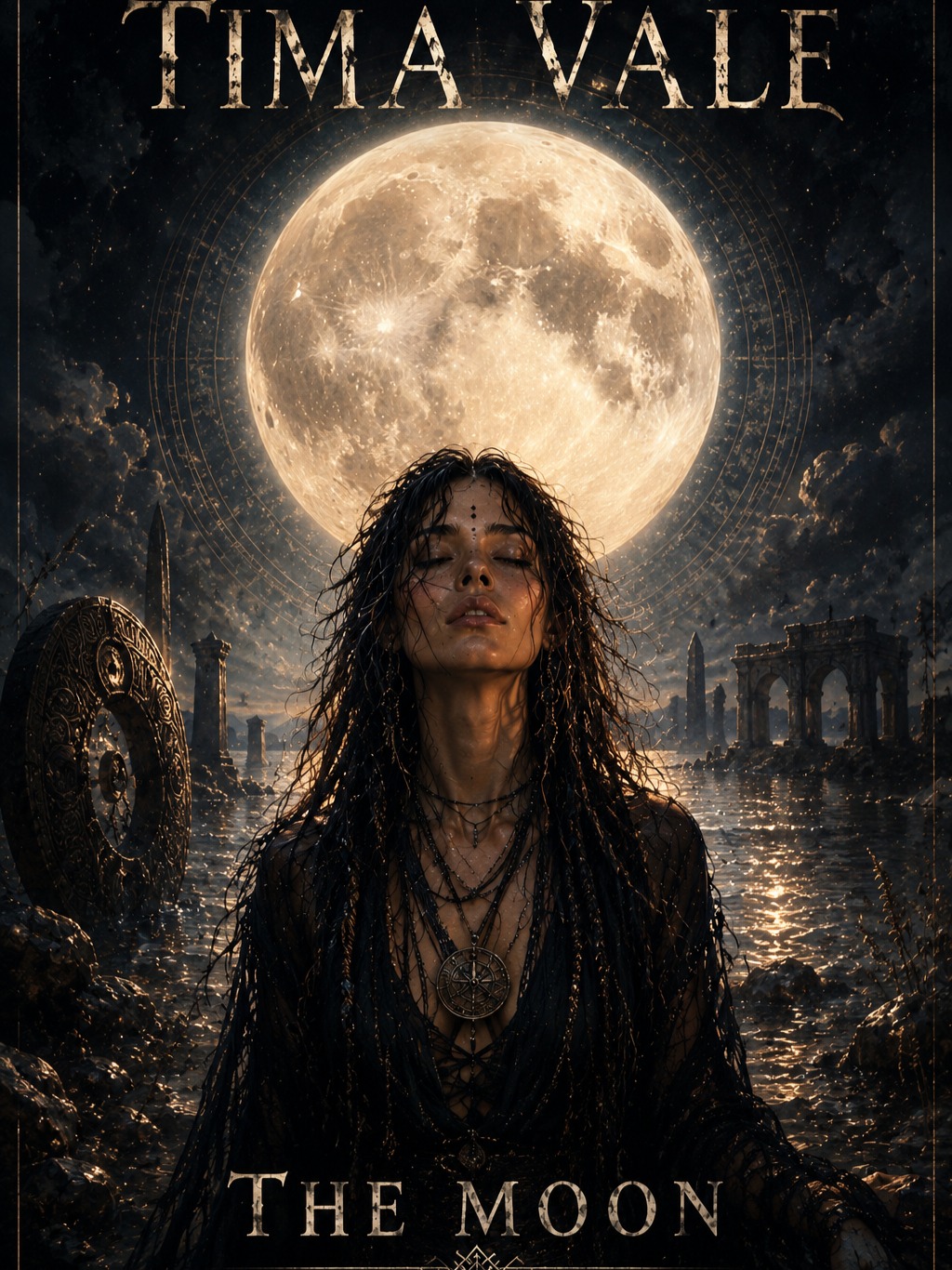Tima Vale - The Moon artwork