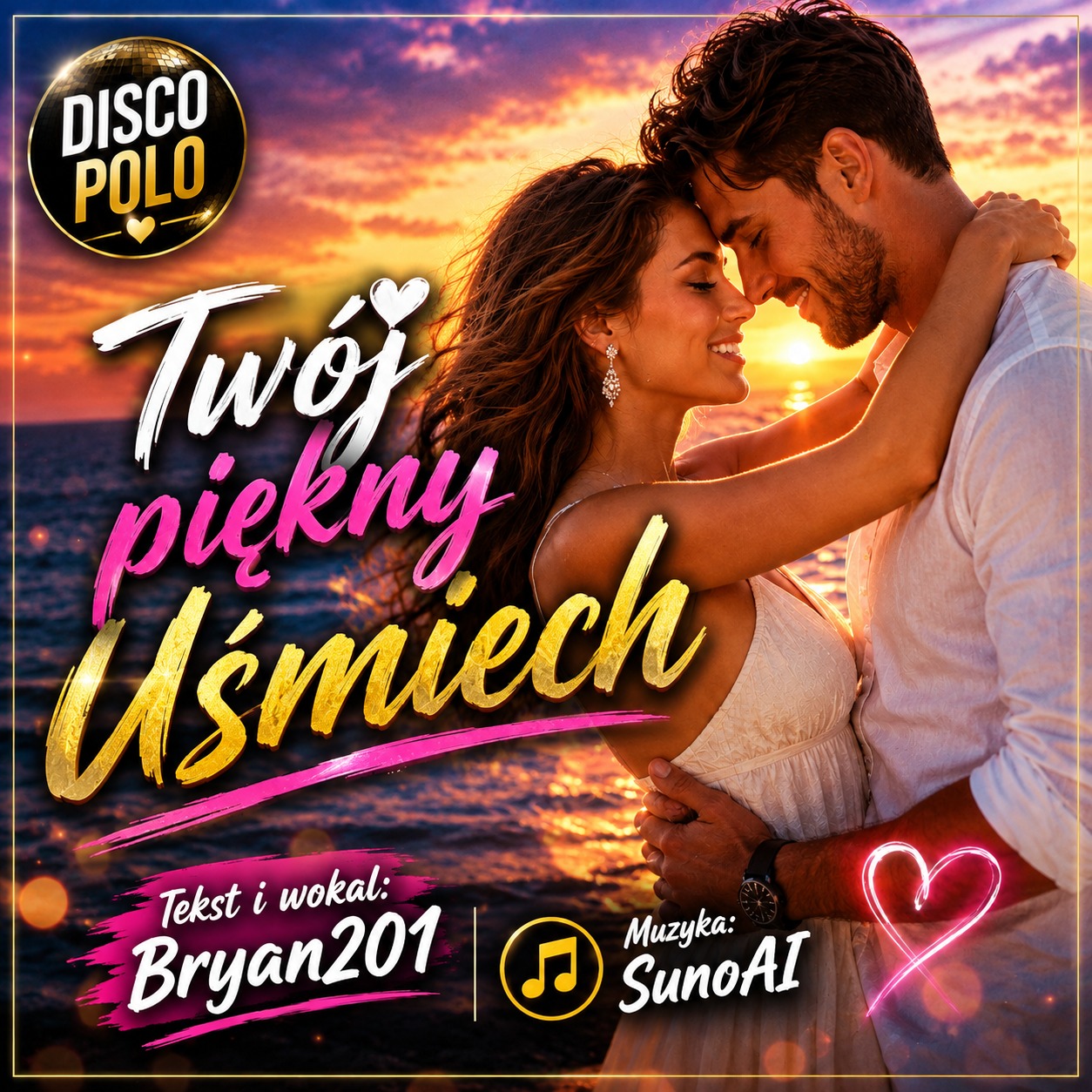 Twój piękny uśmiech (Disco Polo) (własny wokal) artwork