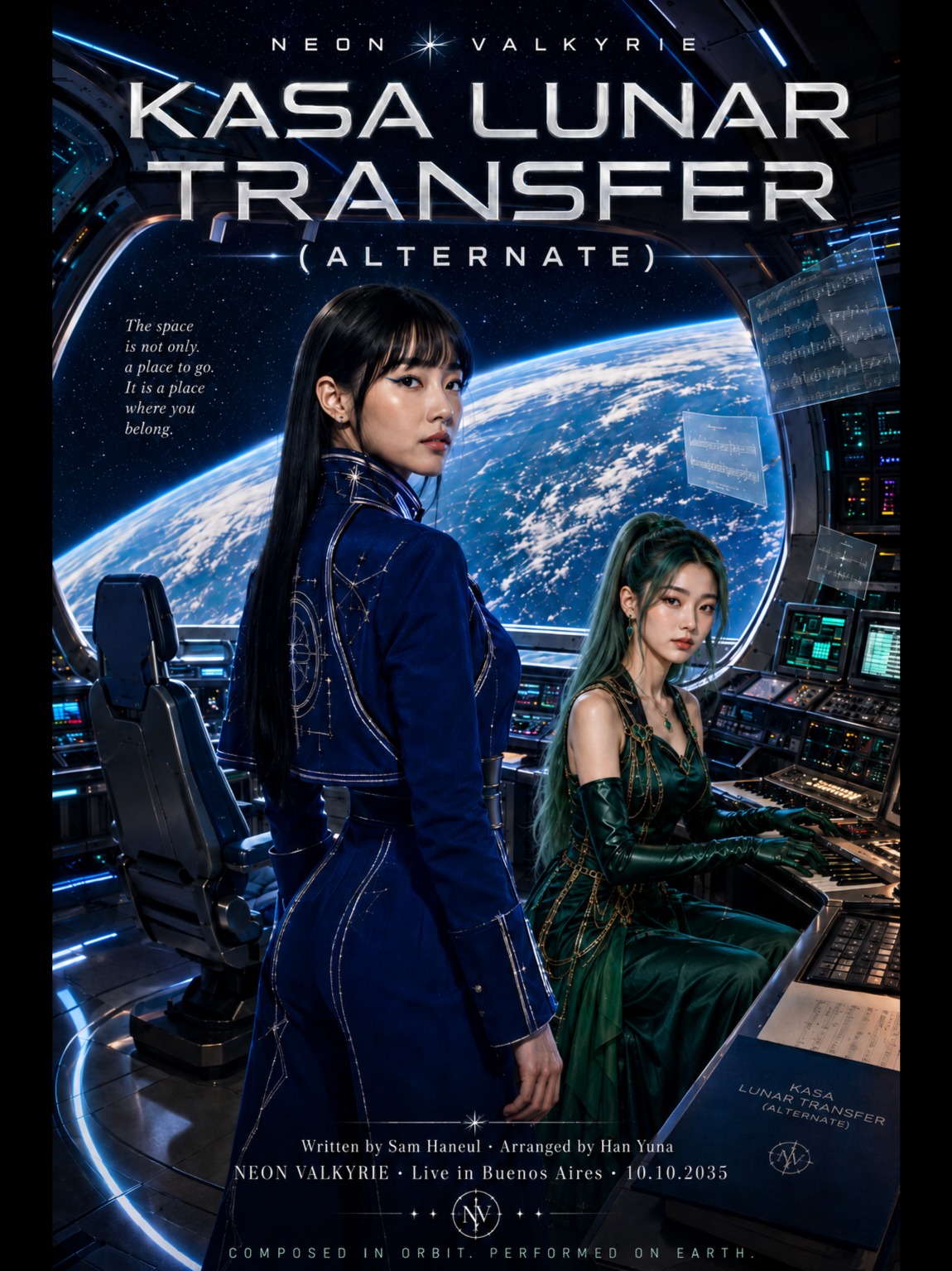 KASA Lunar Transfer (alternate) artwork