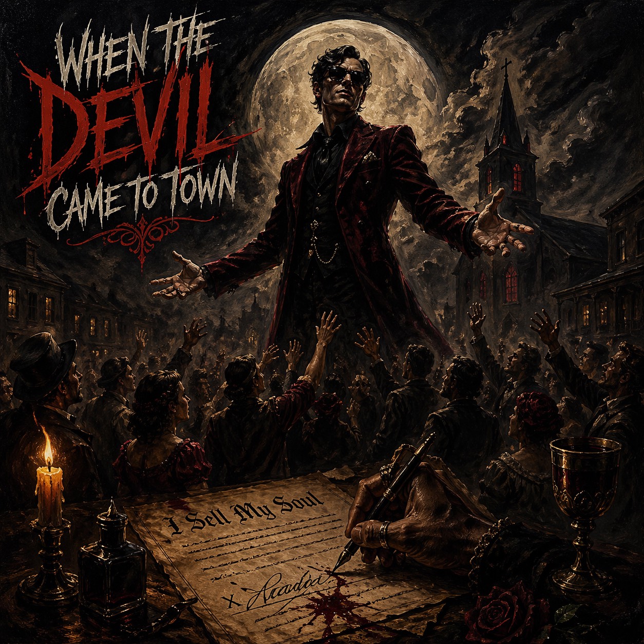 When The Devil Came To Town artwork