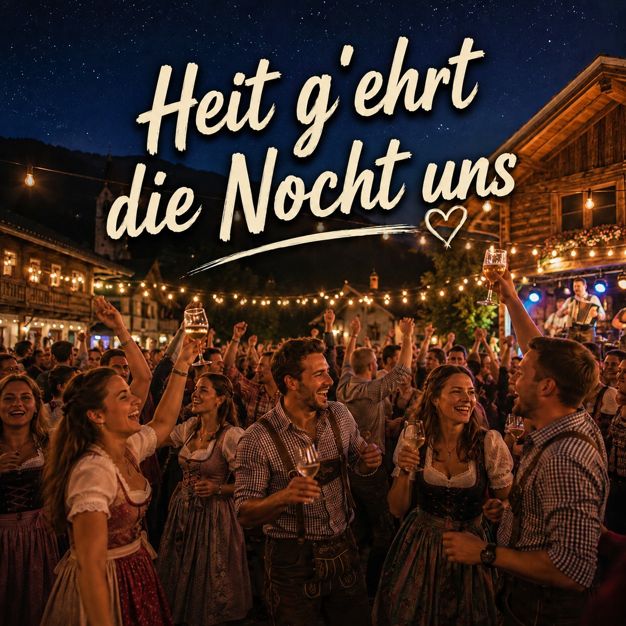 Heit g'ehrt die Nocht uns artwork