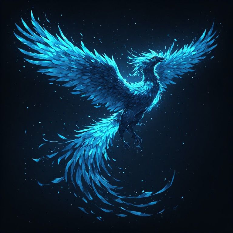 She rises from the ashes artwork