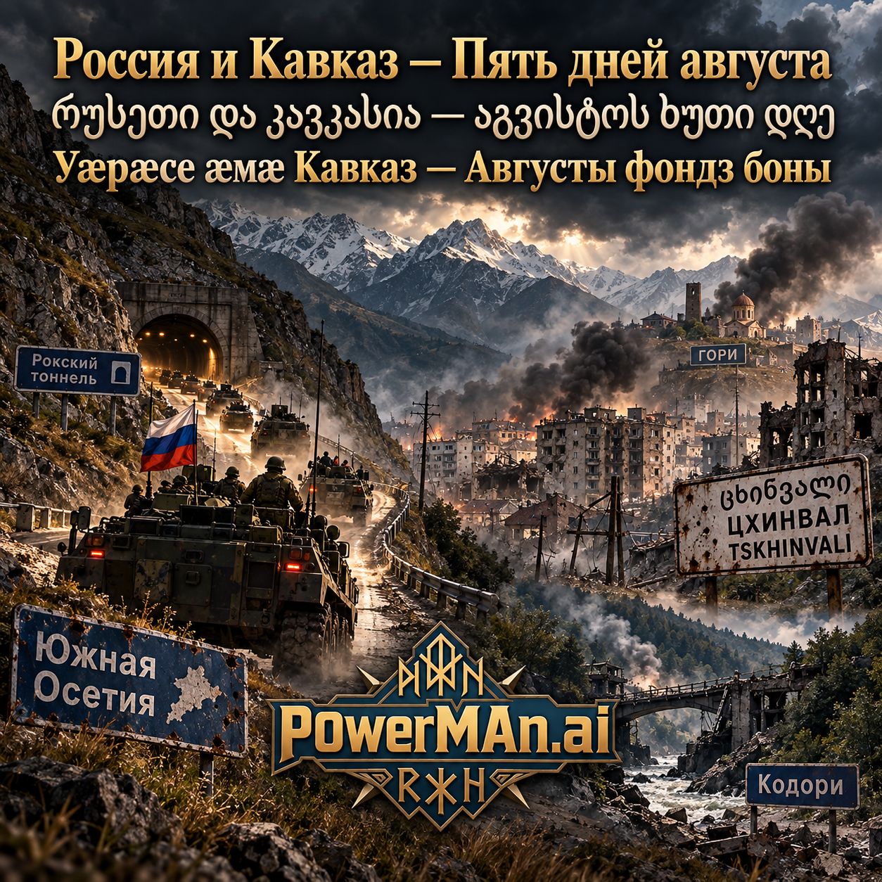 Россия и Кавказ — Пять дней августа / რუსეთი და კავკასია — აგვისტოს ხუთი დღე artwork