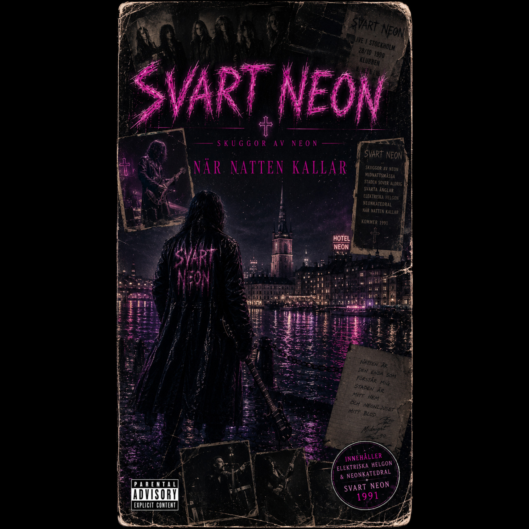 Svart Neon - När natten kallar artwork