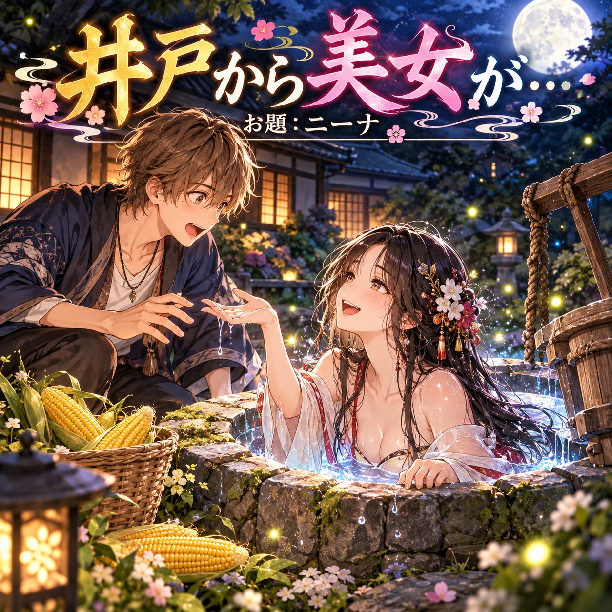 井戸から美女が…｜お題：ニーナ artwork