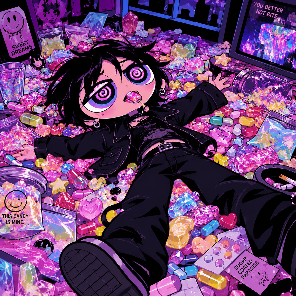 bitesize//toxic candy mix #kawaiiくなくして artwork