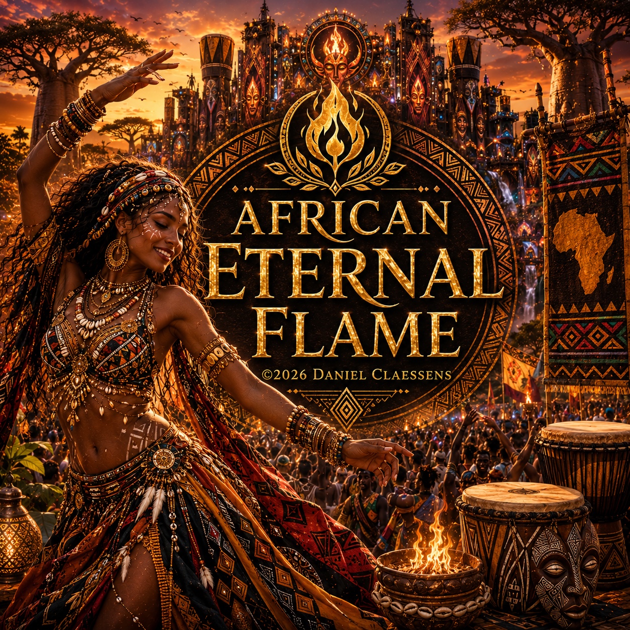World - African Eternal Flame artwork