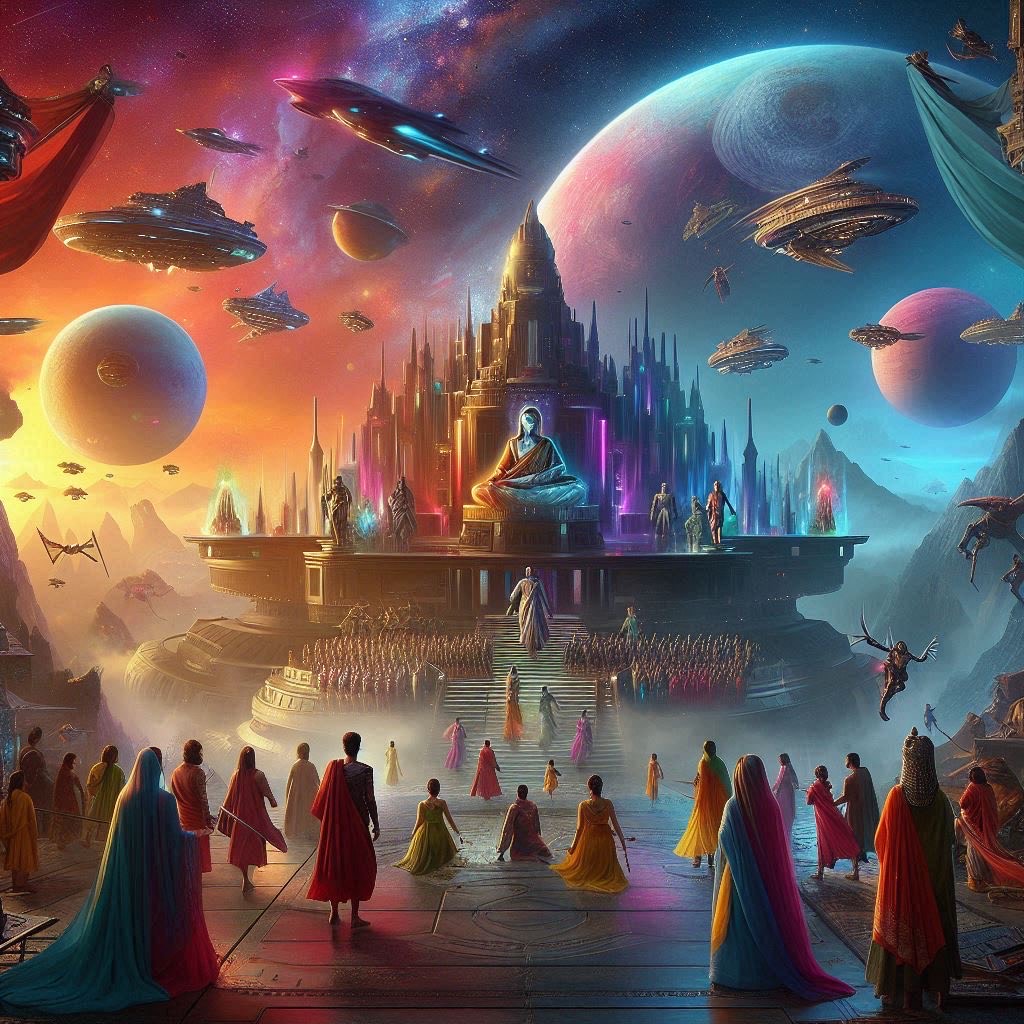 Autocrats of Andromeda: A Space Opera in 12 Parts by @gnugnug | Suno