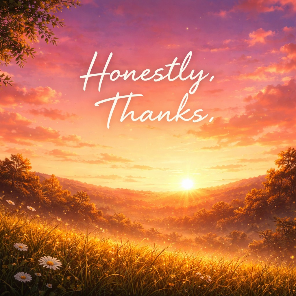 Honestly, Thanks artwork
