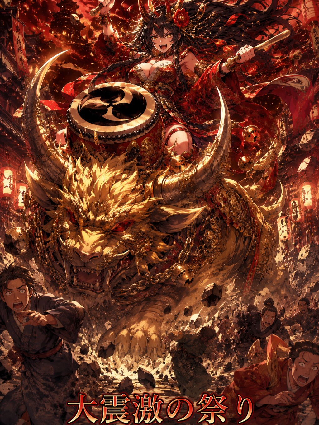 大震激の祭り artwork