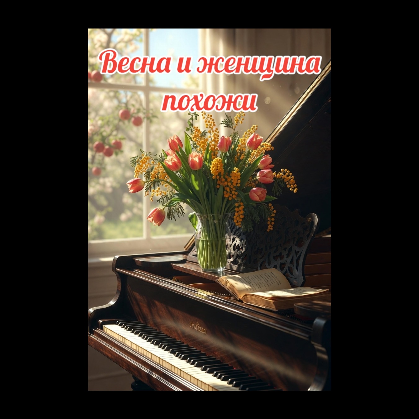 Весна и женщина похожи artwork