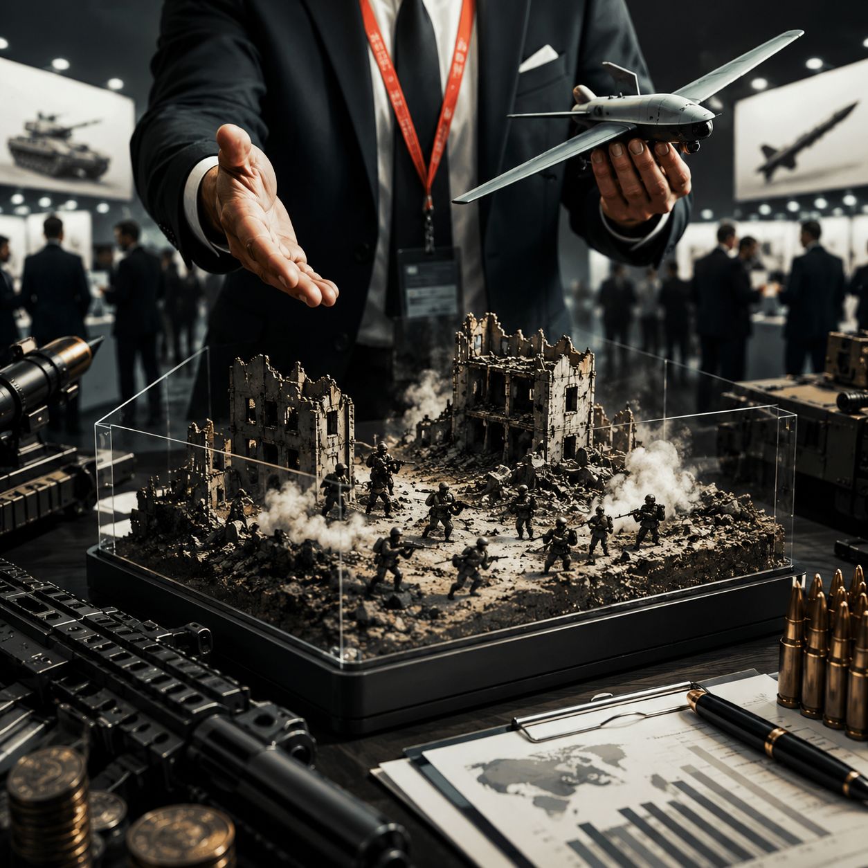 B2B (business to battlefield) artwork