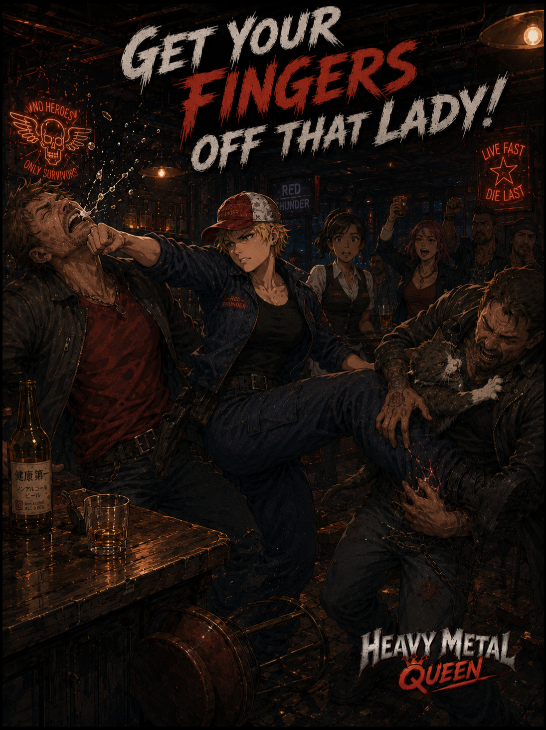 (08) Get your fingers off that lady! - Bar Brawl fighting theme - #RAS26 artwork
