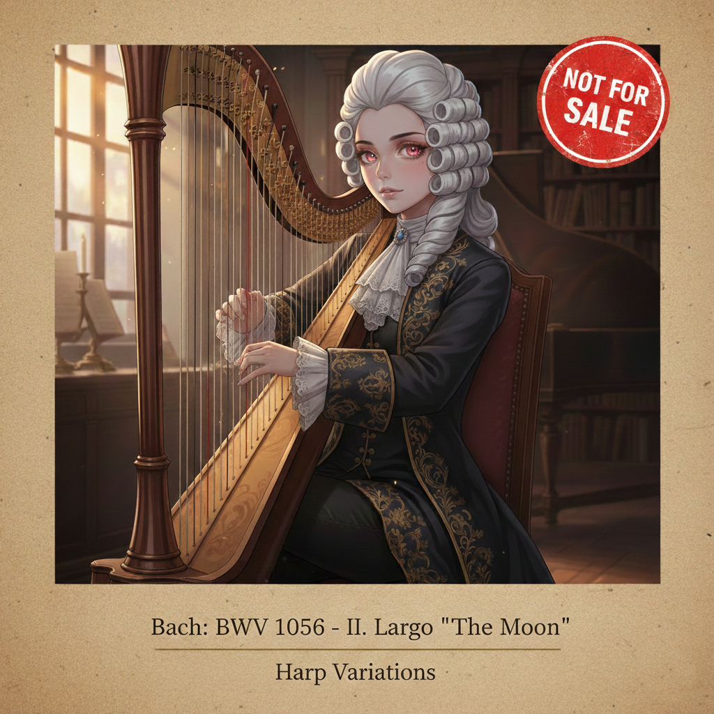 Bach: BWV 1056 - II. Largo "The Moon" artwork
