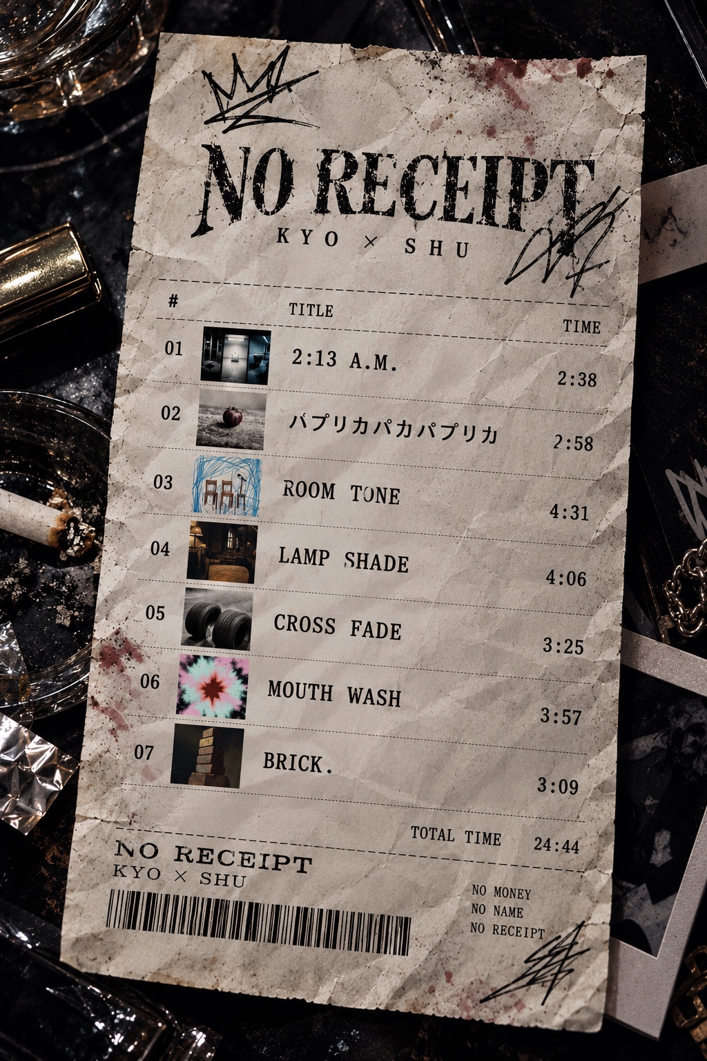 NO RECEIPT