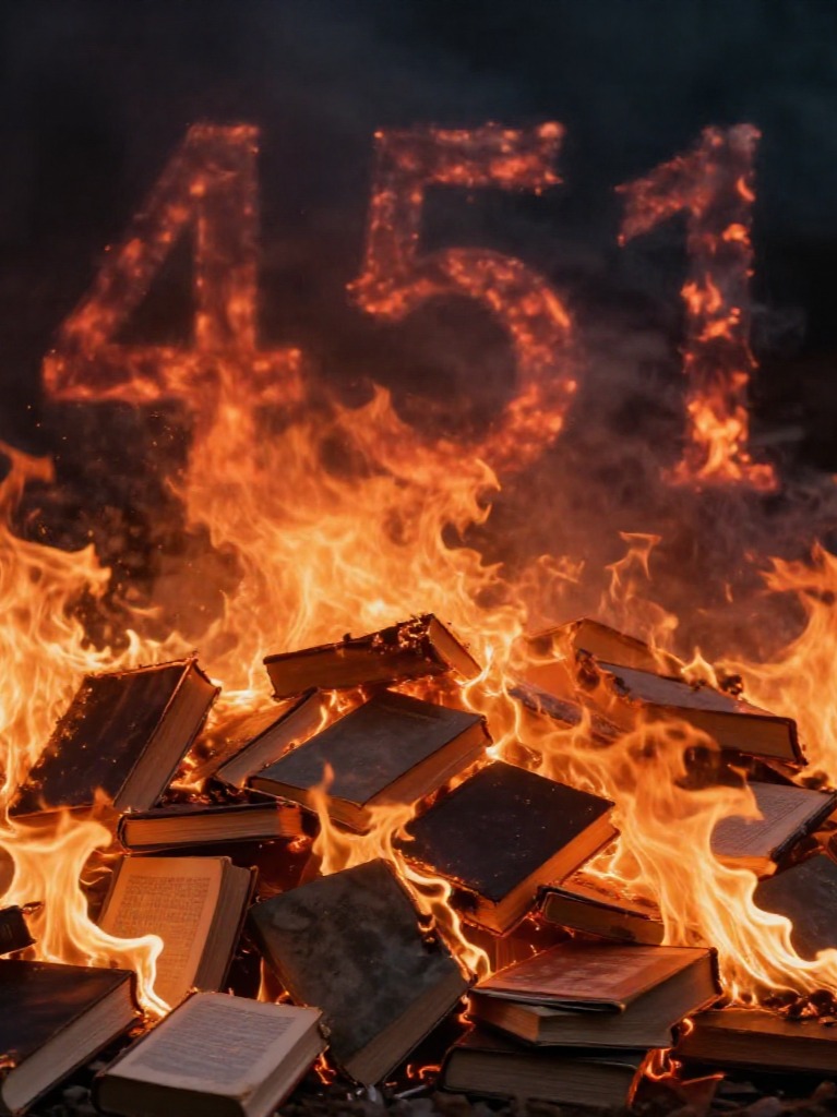 Fahrenheit 451 artwork