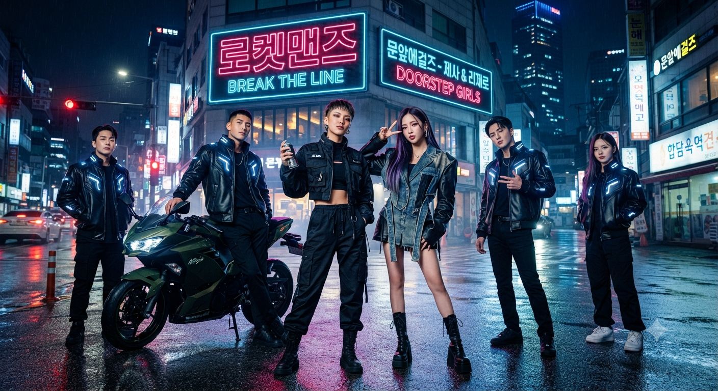Break the Line(feat. 제사,리제 of 문앞에두고걸즈 ) artwork