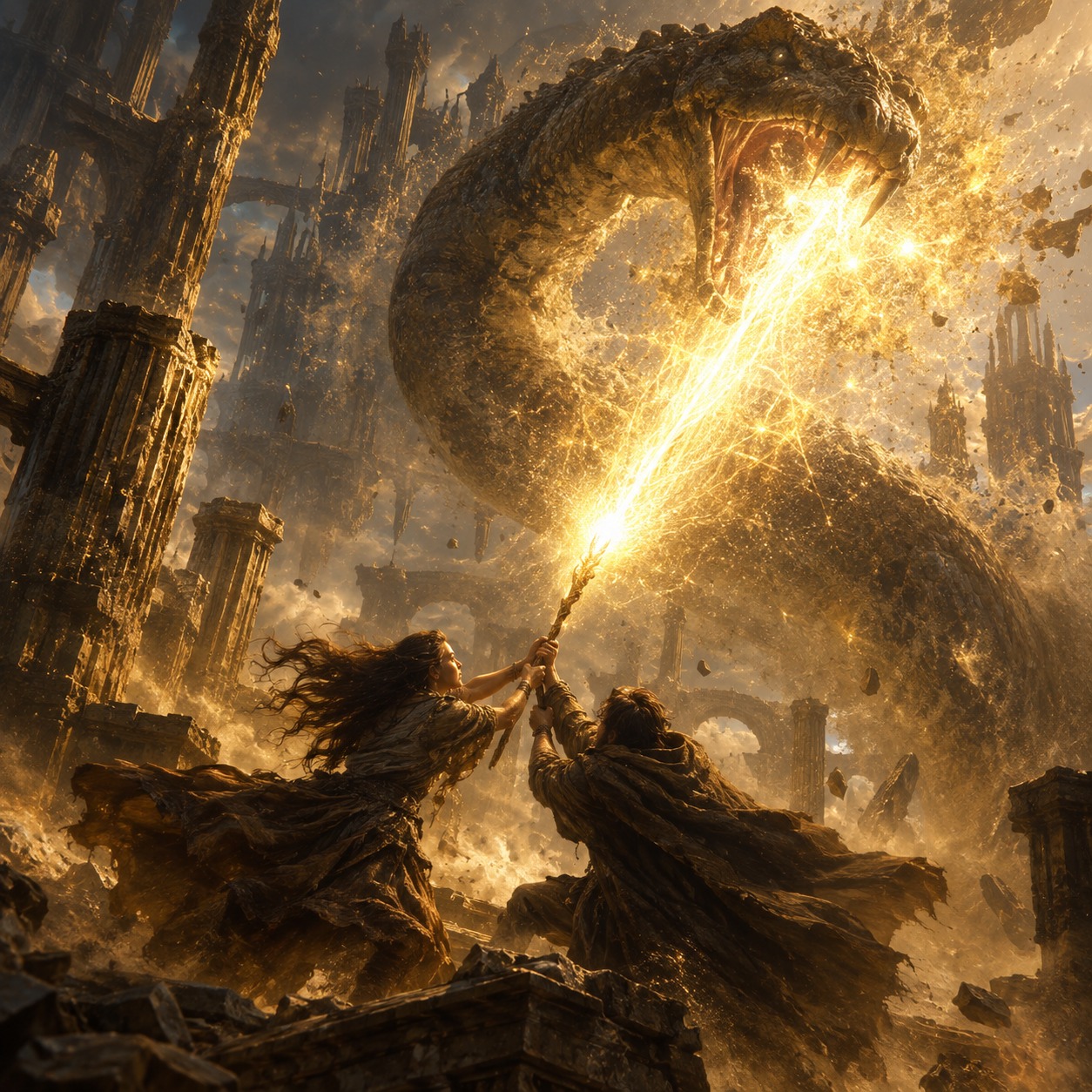 Battle with The Ancient One artwork
