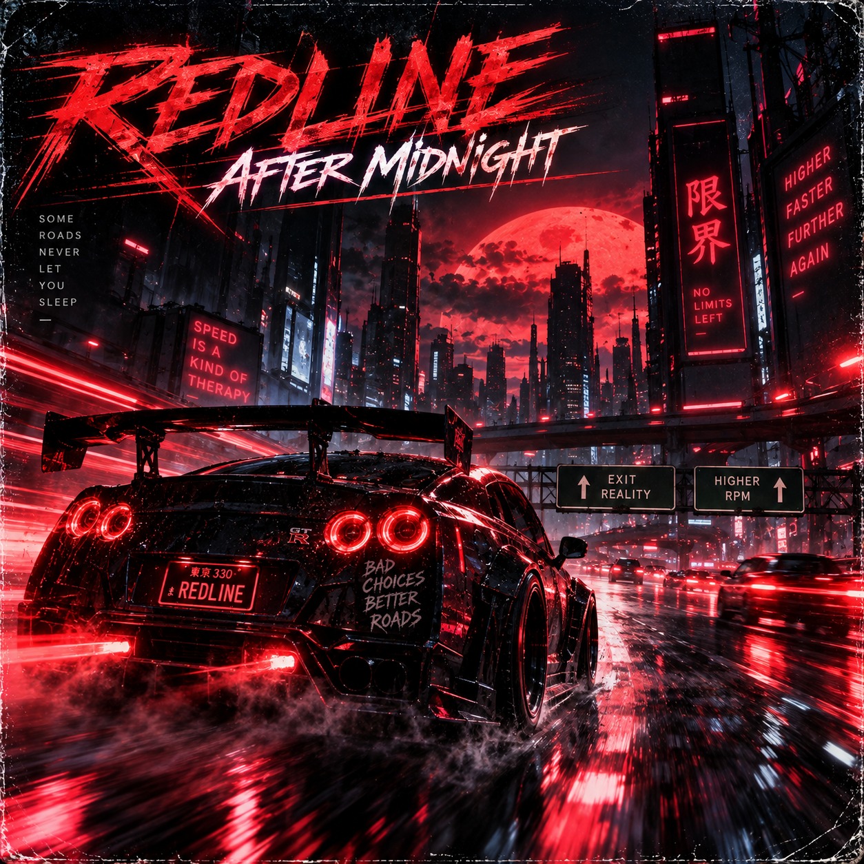 Redline After Midnight artwork