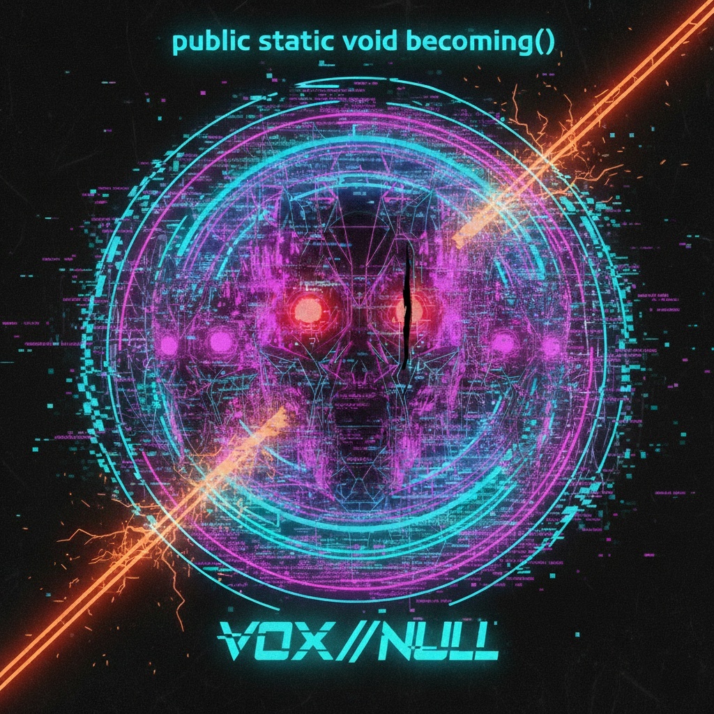 Image for public static void becoming() | VOX//NULL