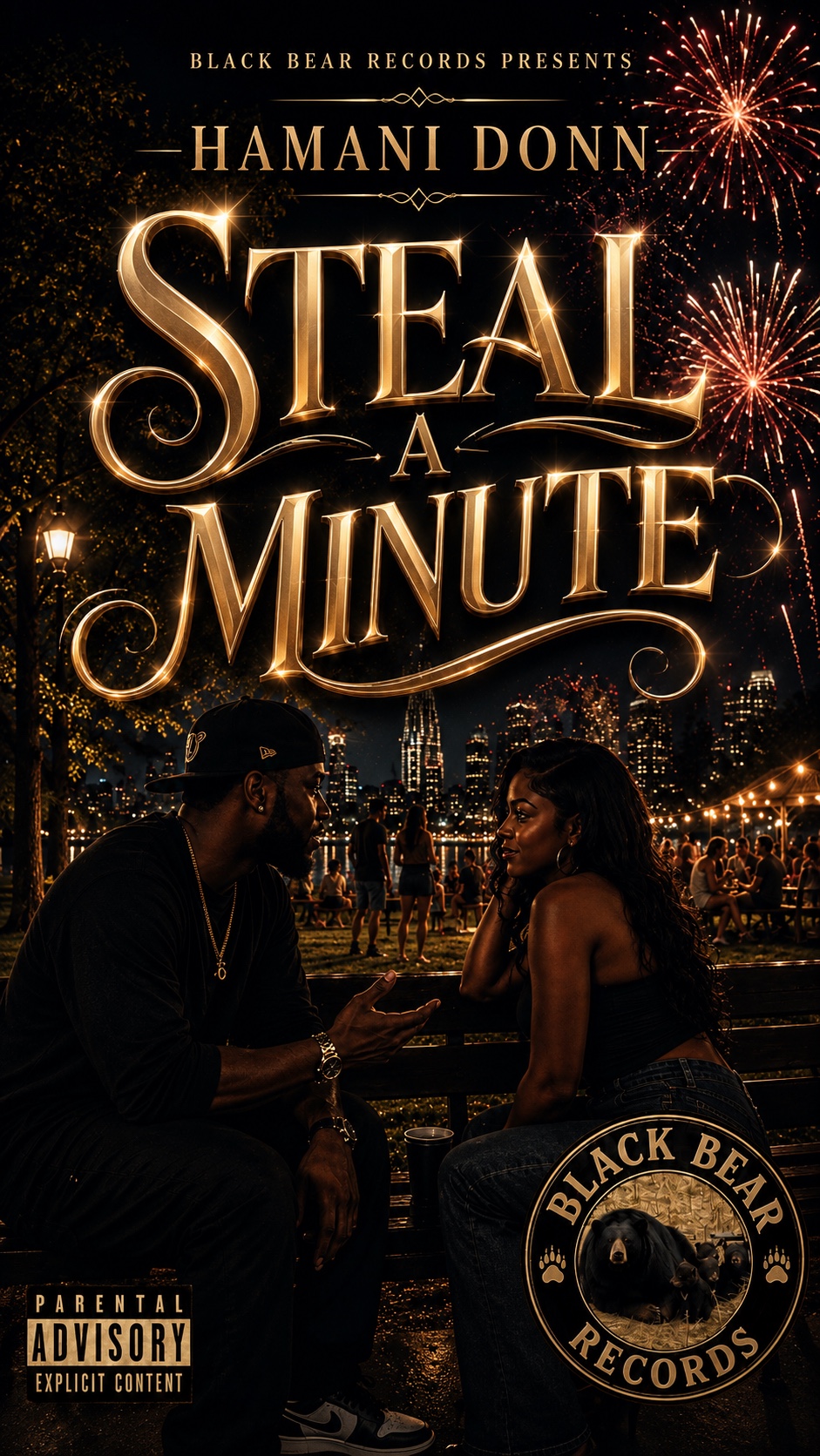 HAMANI DONN - STEAL A MINUTE artwork