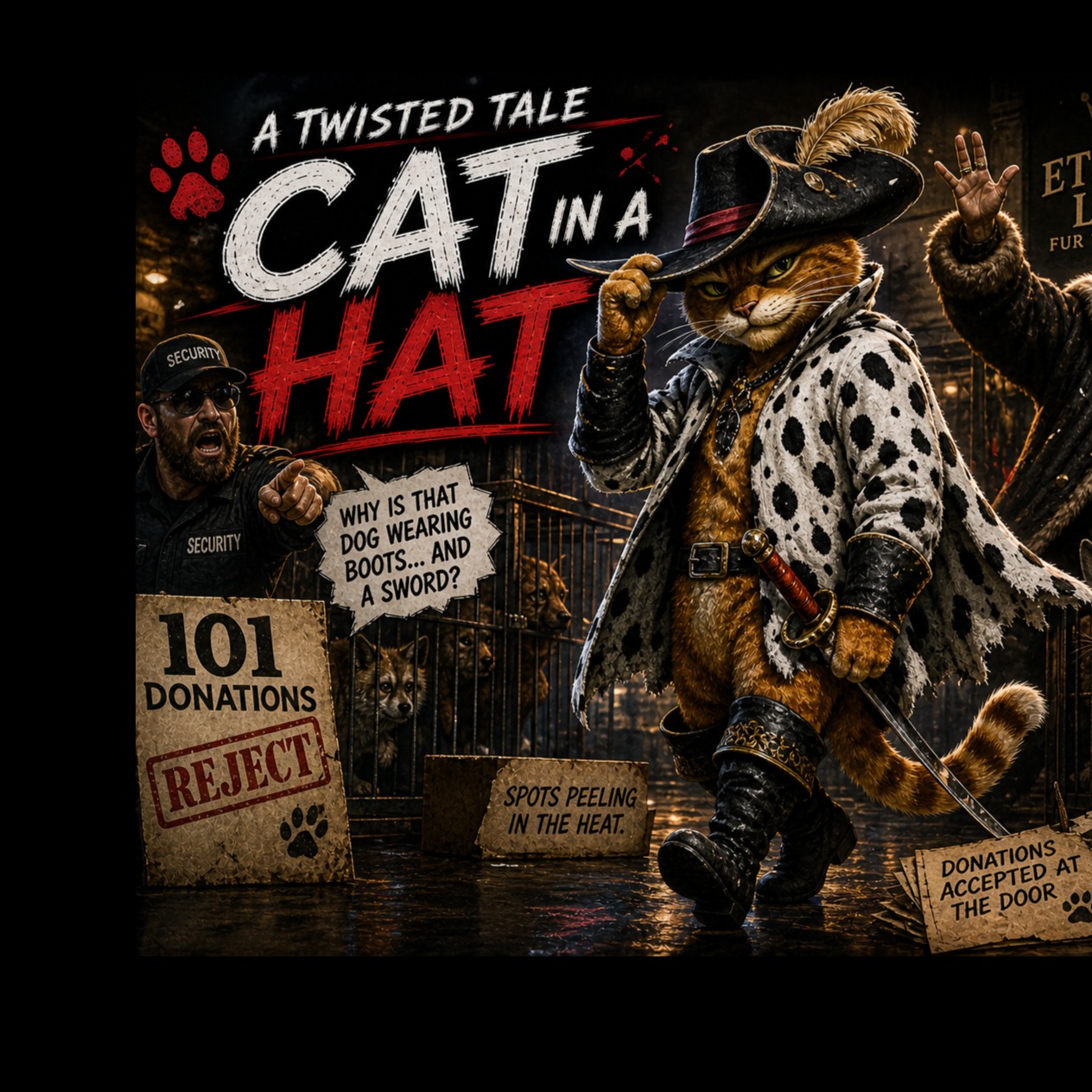 (15) Cat In A Hat artwork