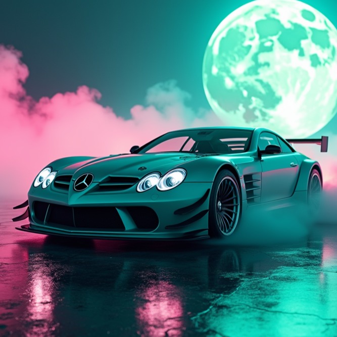 Mercedes-Benz CLK-GTR artwork