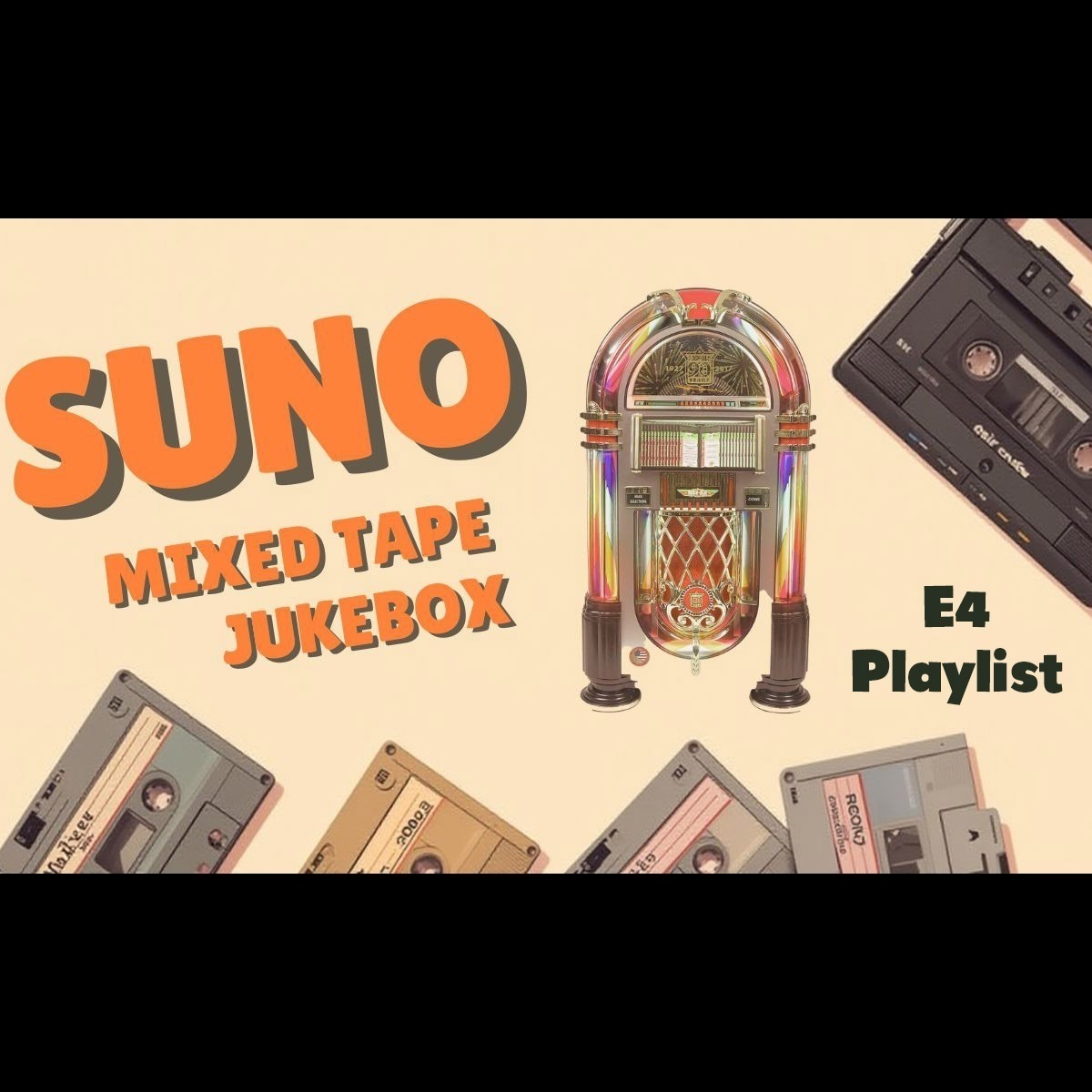 Image for E4 SUNO Jukebox Stream Mixed Tape Livestream Playlist