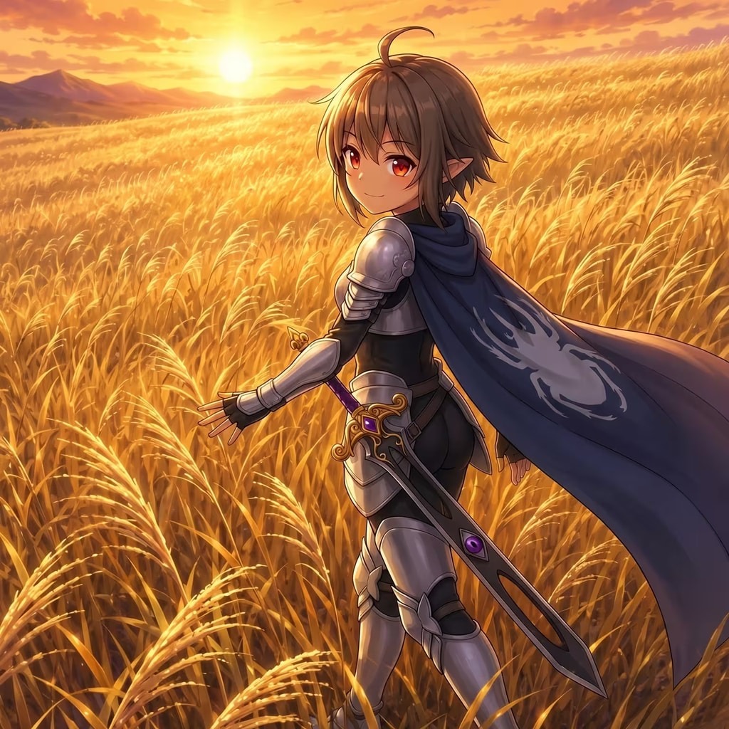 [v5.5]朝やけに、草原を渡って/Dawn over the Plains artwork