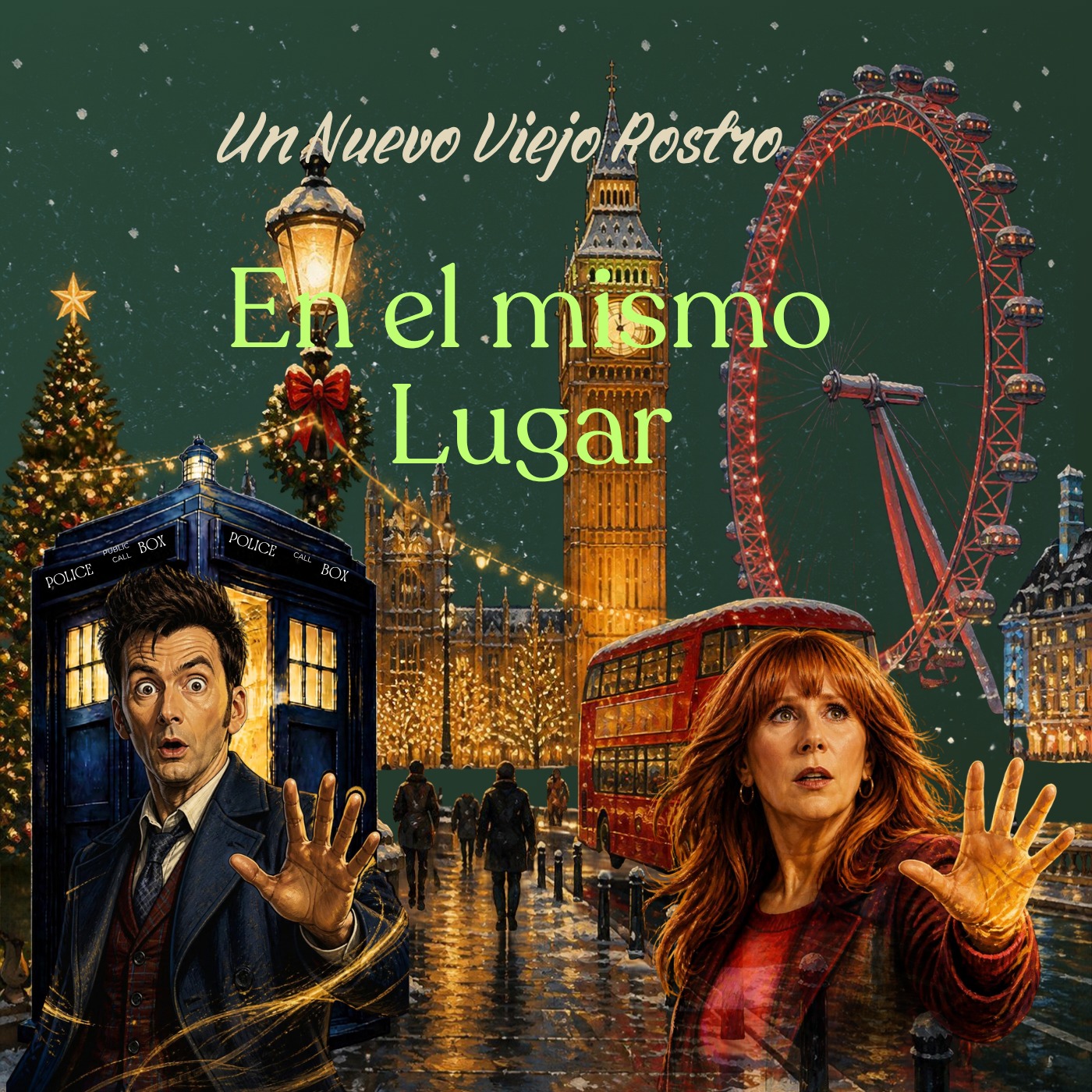 Un Viejo Nuevo Rostro en el mismo lugar (Birregeneracion 14 ºy 15º Doctor) artwork
