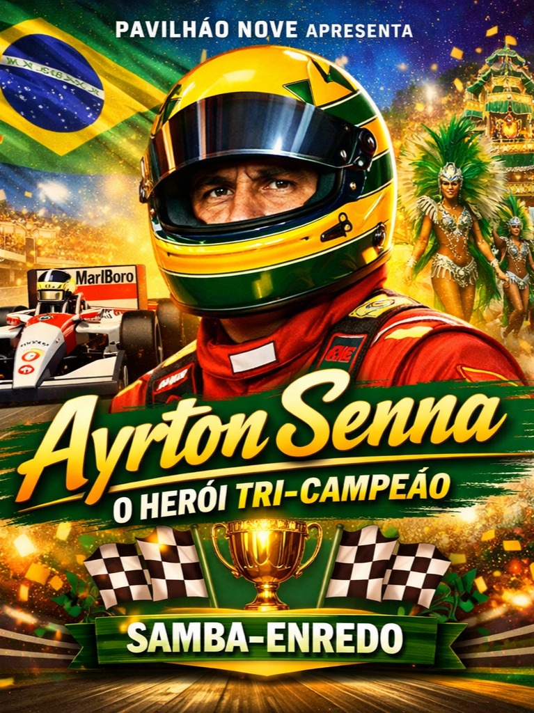 Ayrton Senna (Paulinho da Sena) artwork