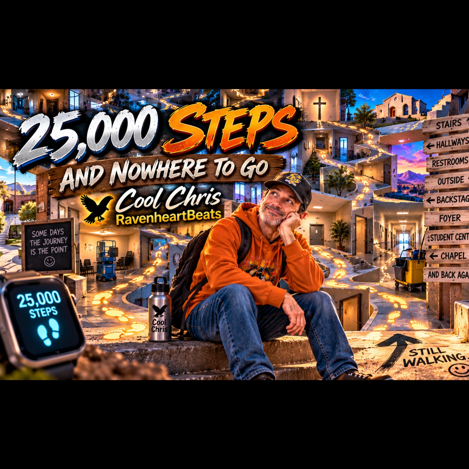 25,000 Steps and Nowhere to Go artwork
