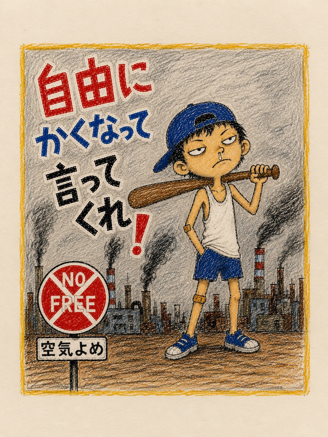自由にかくなって言ってくれ！ artwork