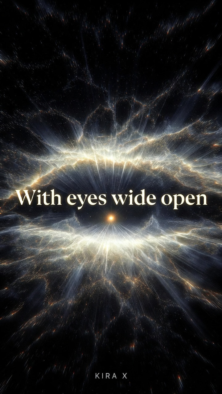 With eyes wide open artwork