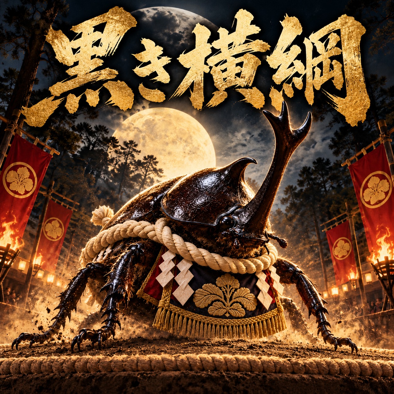 黒き横綱(カブトムシ) artwork