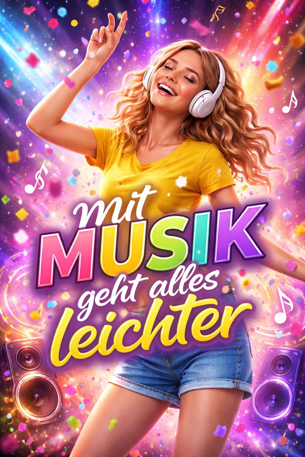 "Mit Musik geht alles leichter" artwork