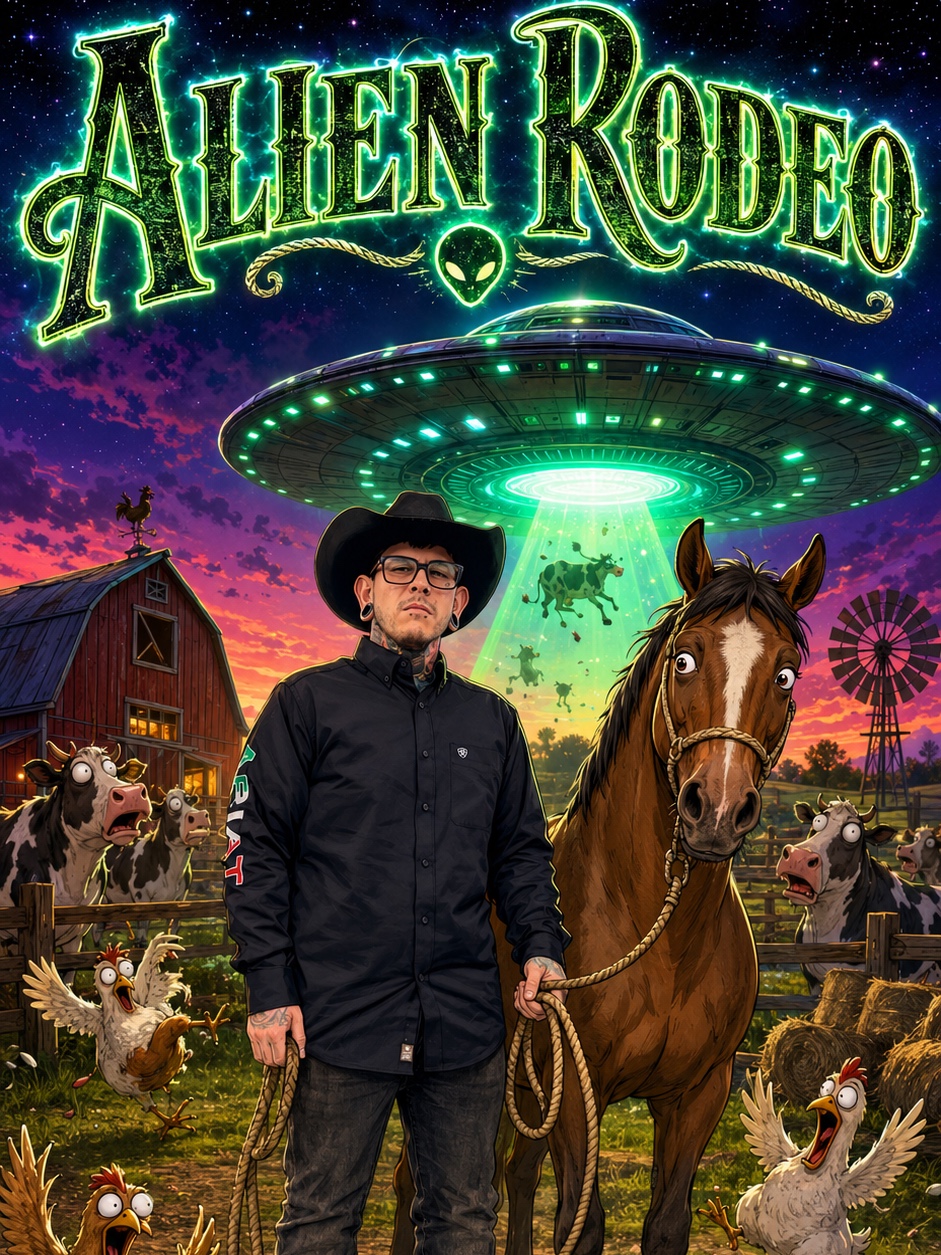 Alien Rodeo artwork