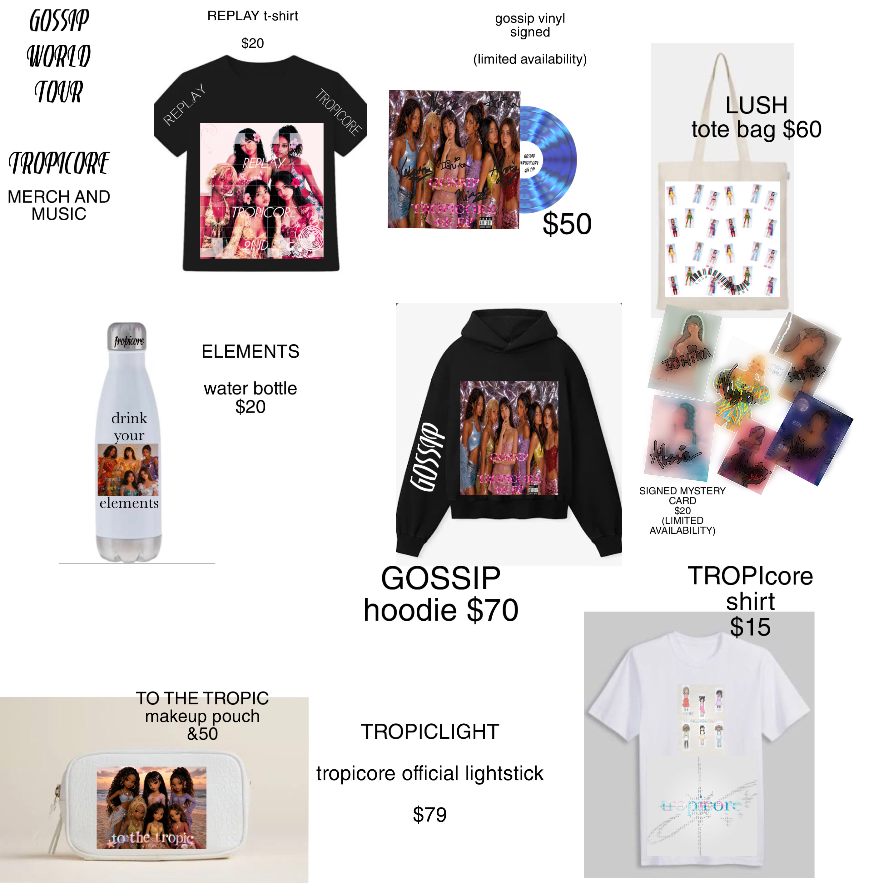 GOSSIP WORLD TOUR AND NEW EP! artwork
