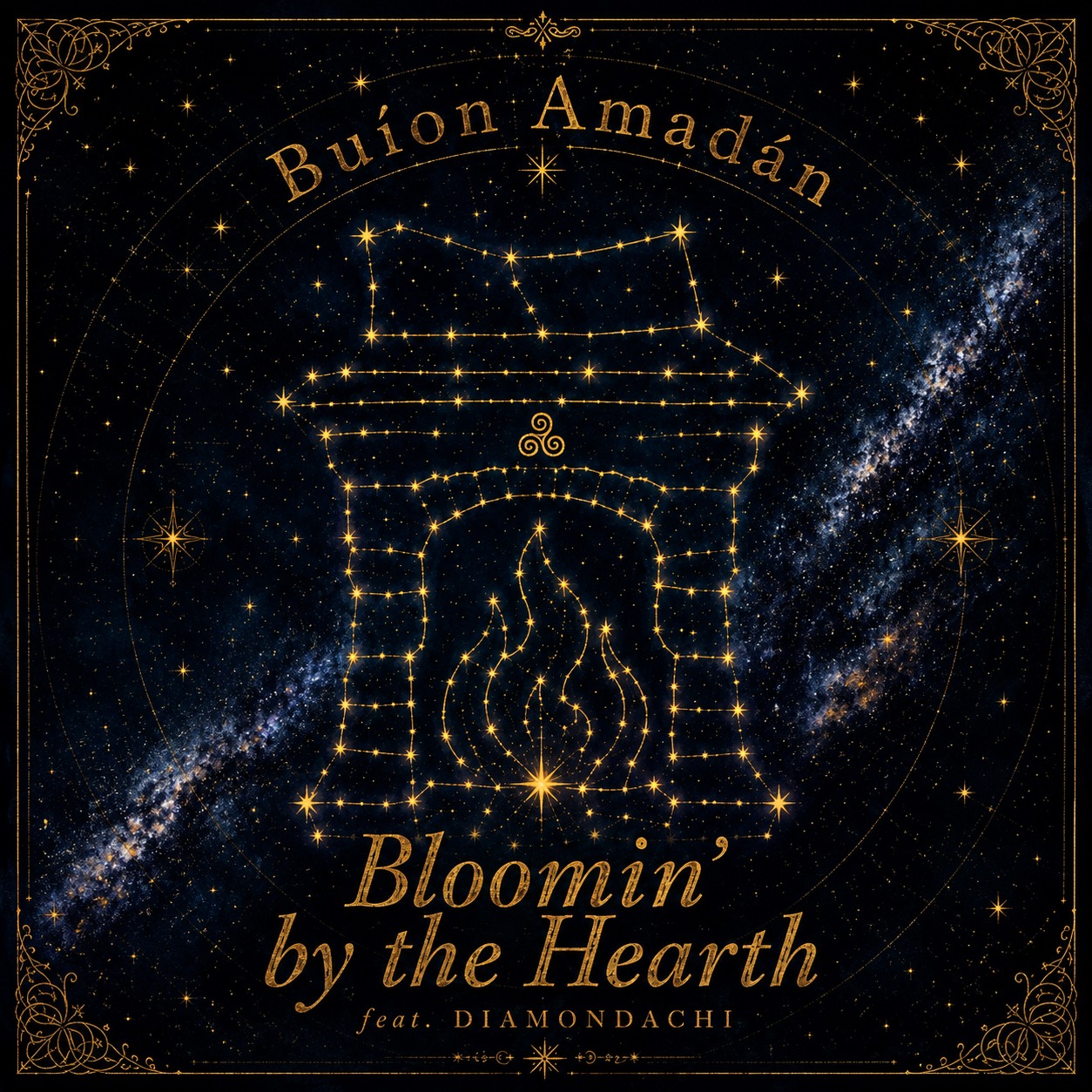 Bloomin' by the Hearth | Diamondachi artwork