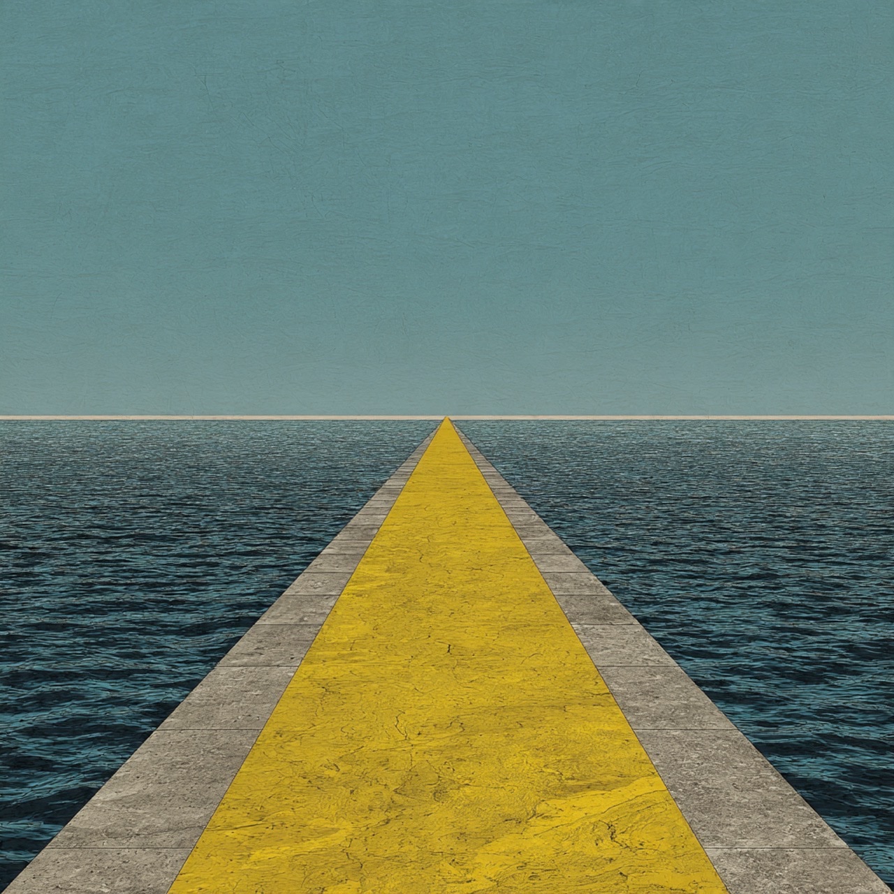 Golden road artwork
