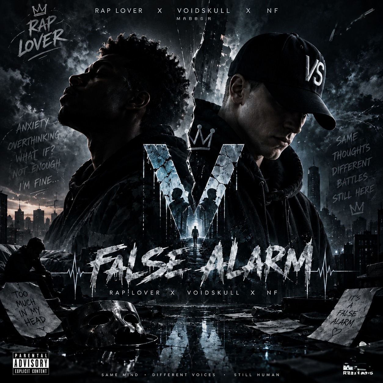 FALSE ALARM // Raplover × VoidSkull artwork
