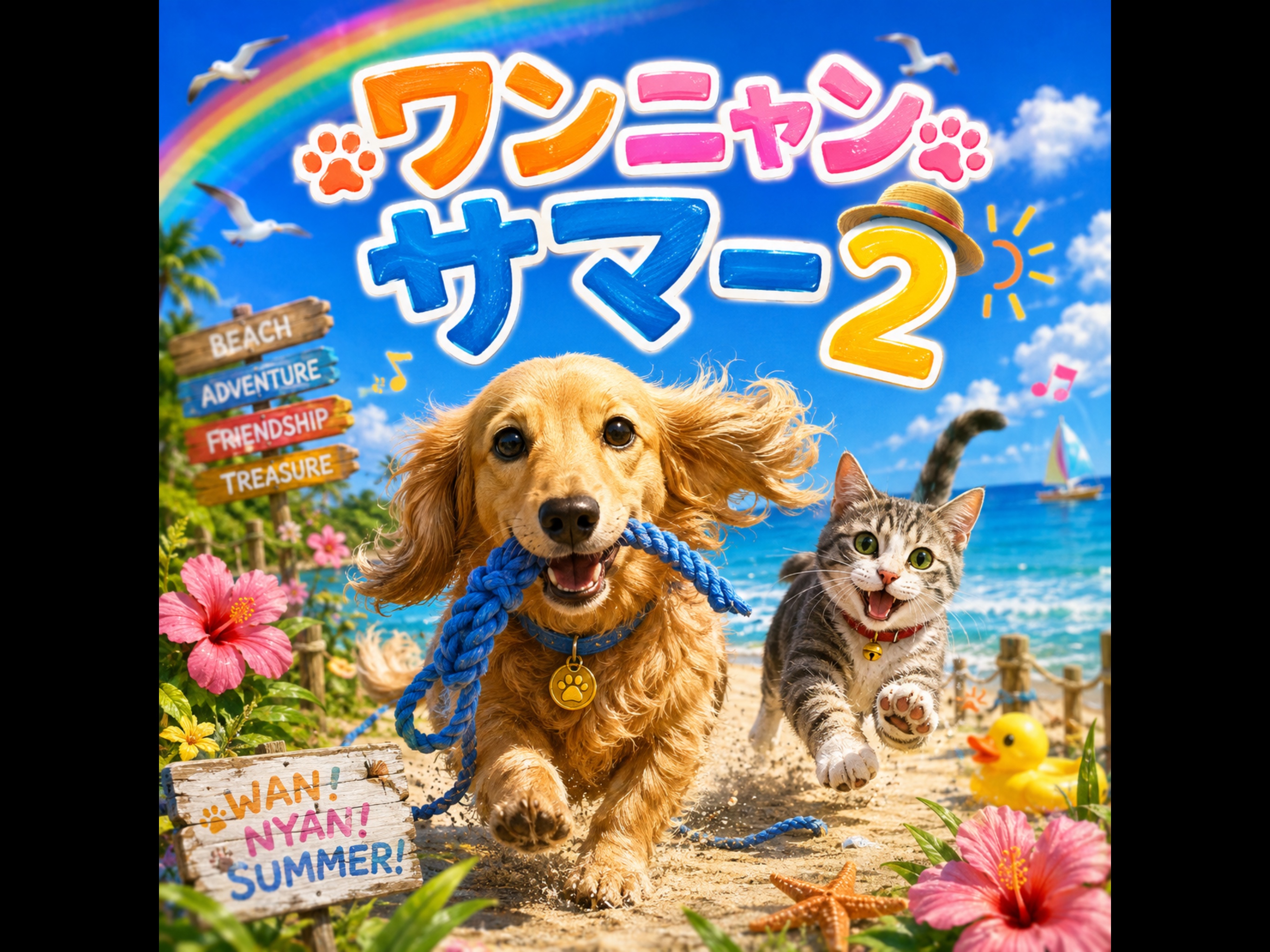 わん！にゃん！サマー！2 artwork