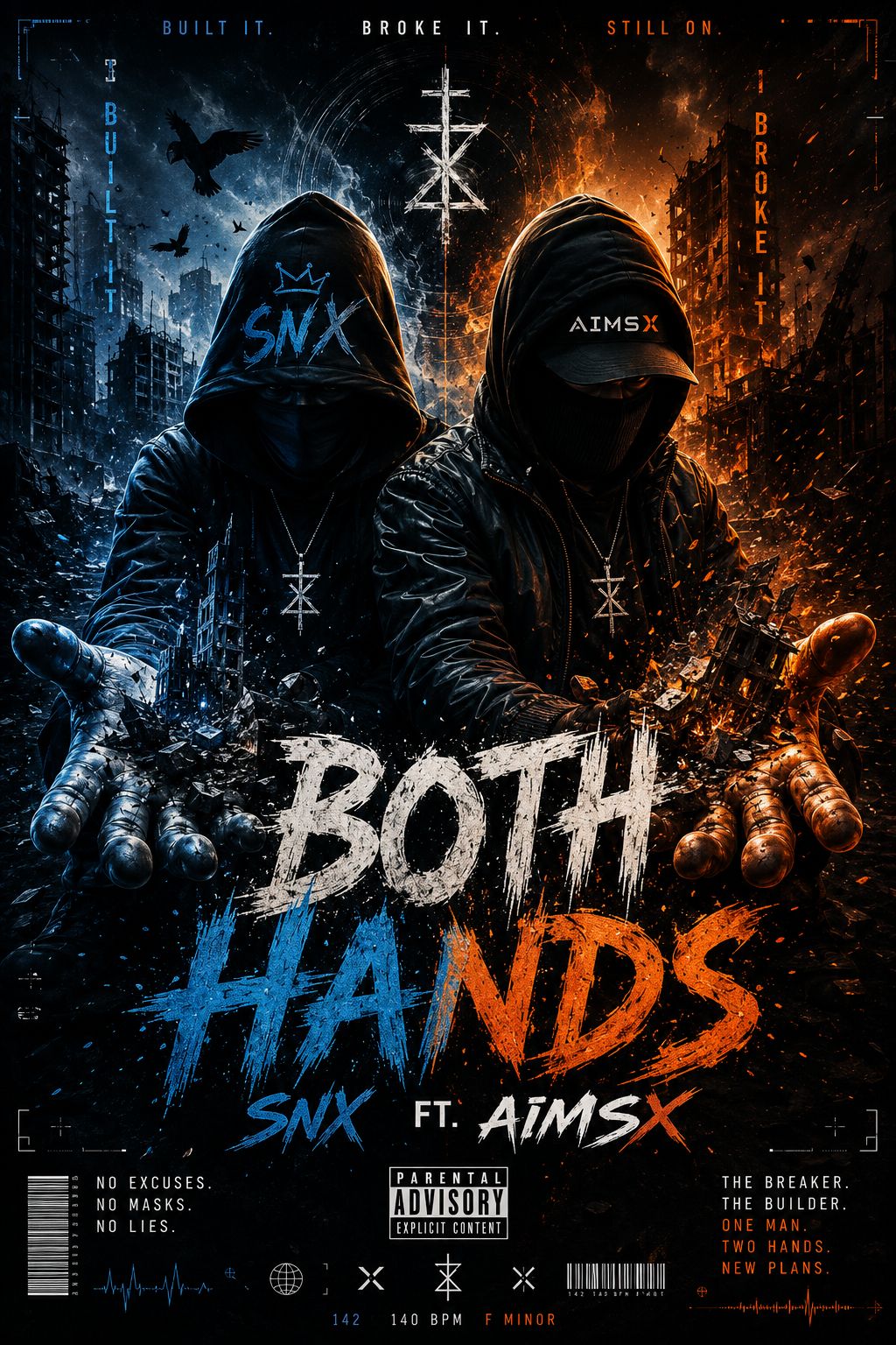 Both Hands  // AIMSX Feat SNX artwork