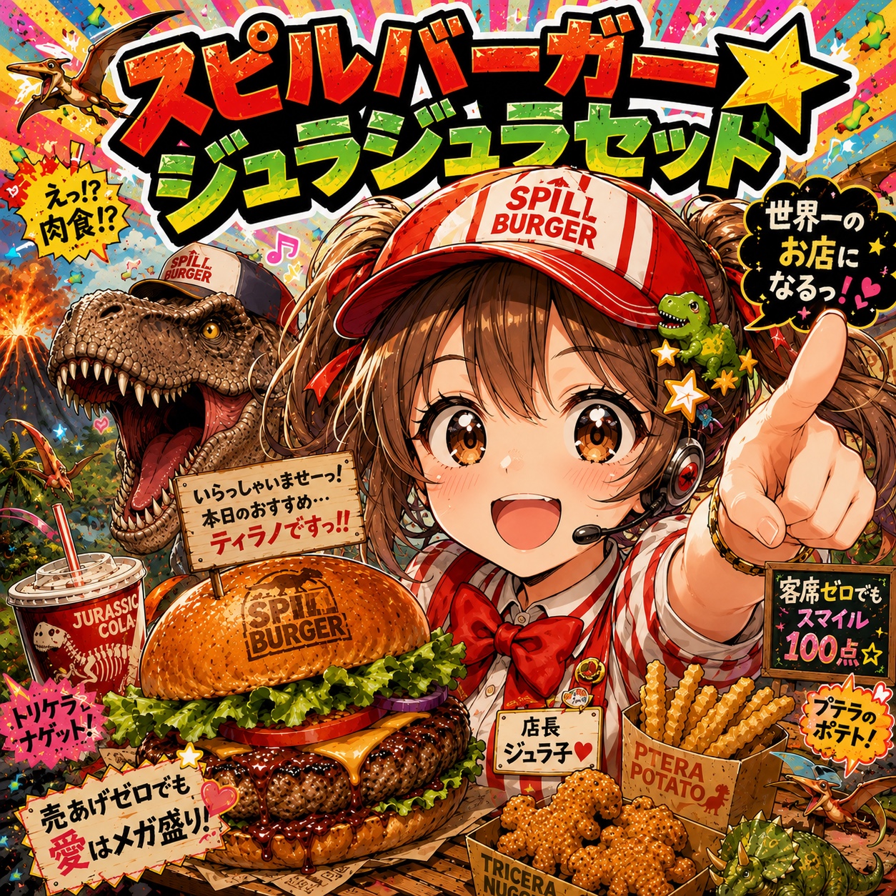 スピルバーガー★ジュラジュラセット artwork