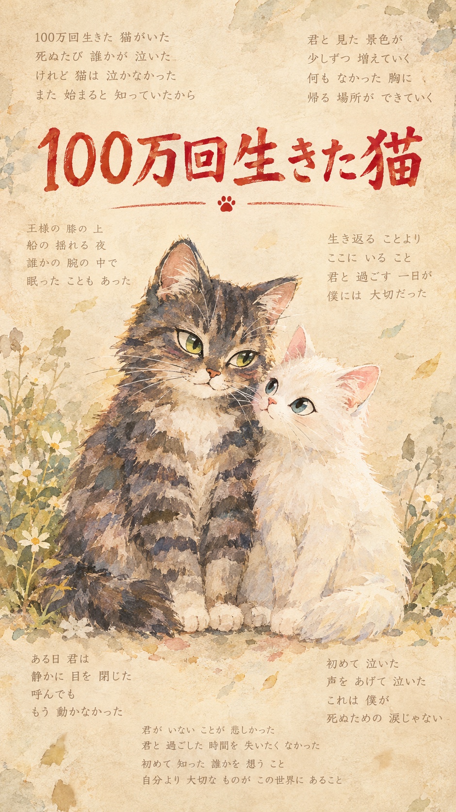100万回生きた猫 artwork