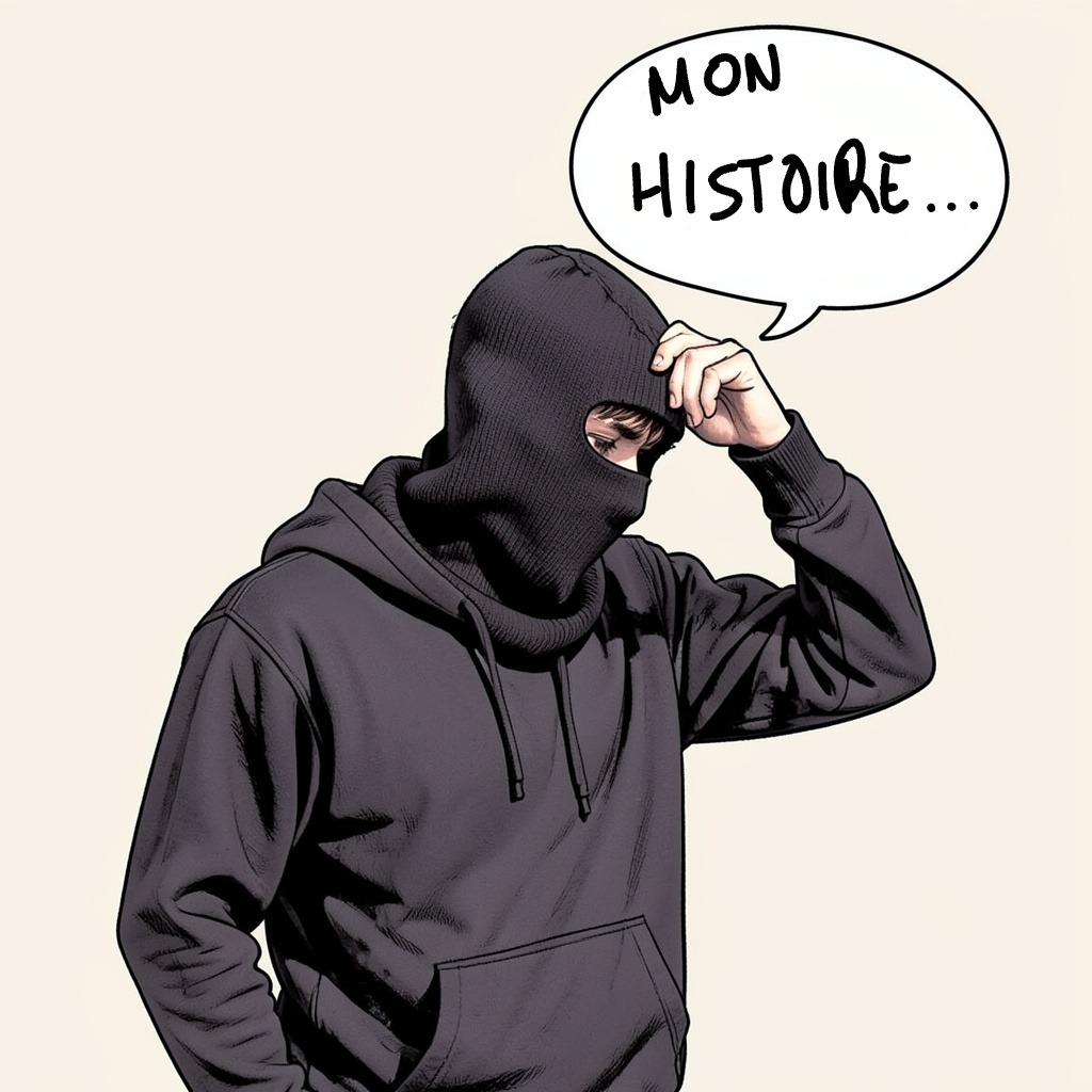 Casque et béton artwork
