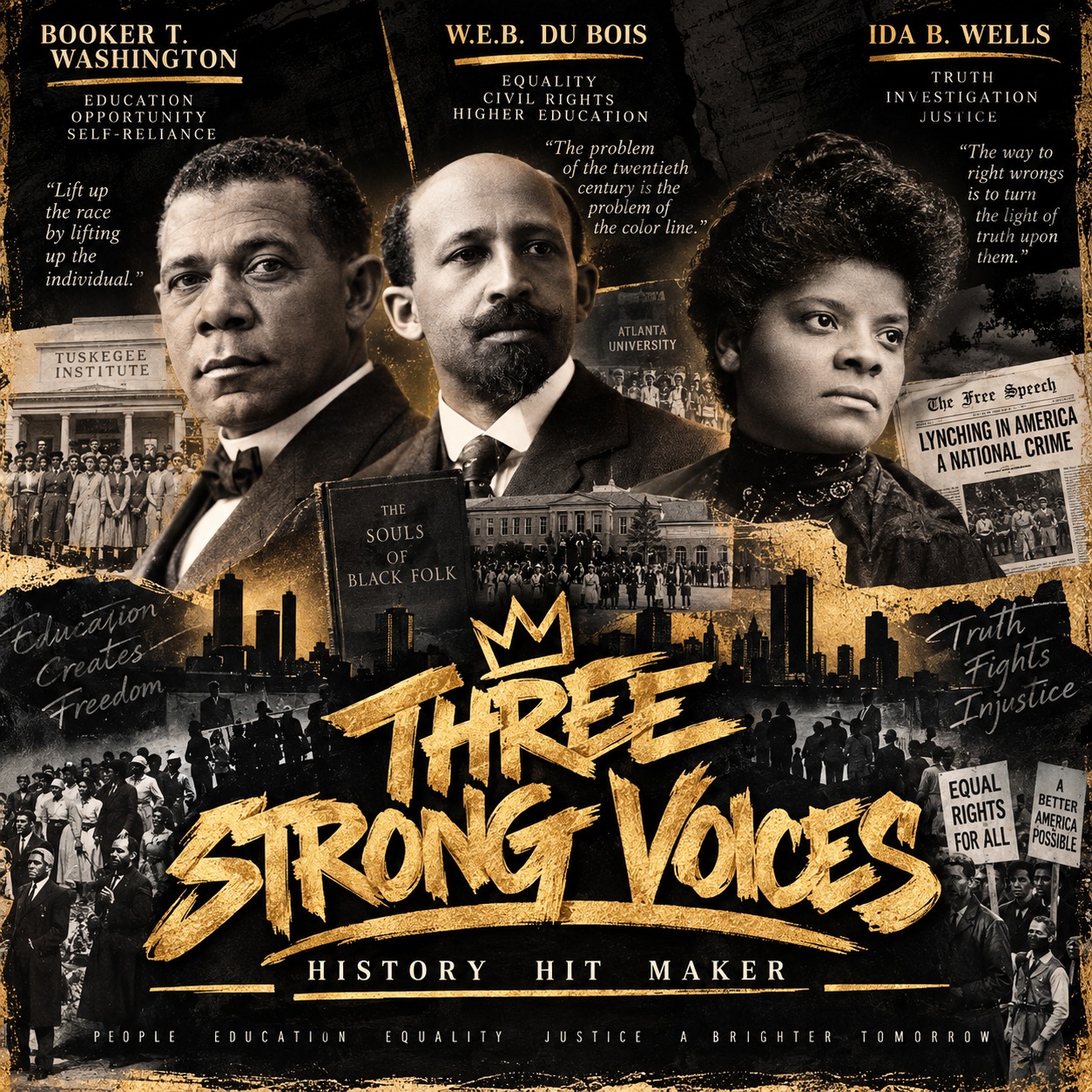 Three Strong Voices artwork
